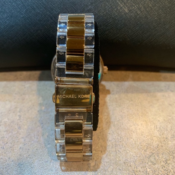 Michael Kor Acrylic and rose gold tone watch - Picture 6 of 6